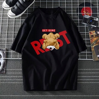 TEDDY BEAR GET SOME REST XS-3XL TSHIRT WOMAN T SHIRT MEN COTTON BAJU T SHIRT PEREMPUAN T SHIRT LELAKI PLUS SIZE OVE_02