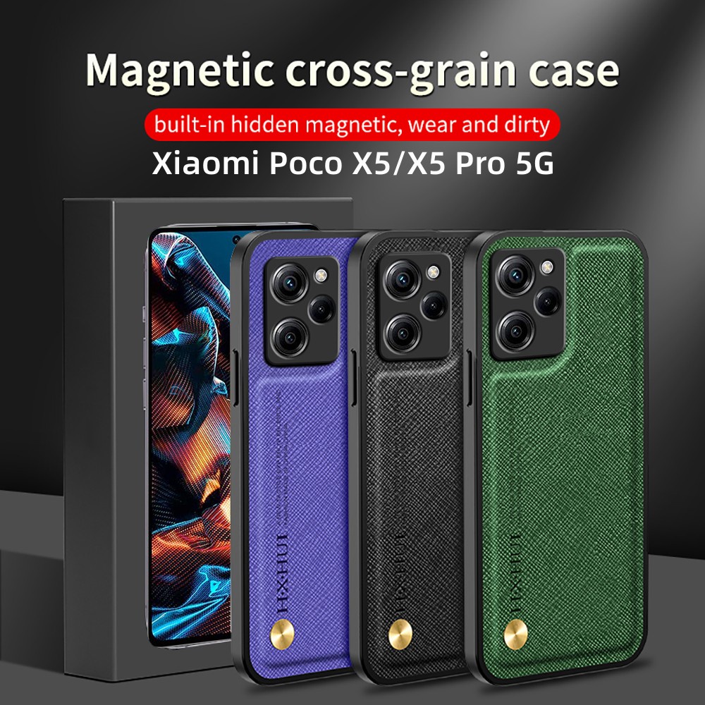 เคสโทรศัพท์มือถือหนังนิ่ม-กันกระแทก-ปิดด้านหลัง-แบบแม่เหล็ก-สําหรับ-xiaomi-poco-x5-pro-5g-x5pro-x-5-pocox5-pocophone-x5-pro