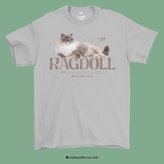 เสื้อยืดลาย RAGDOLL CAT  (แร็กดอลล์) Classic Cotton Unisex by 【Nothing Hills】_01