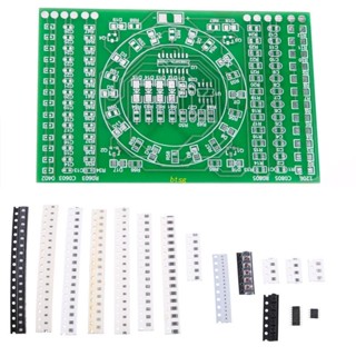 Bt SMD แผงวงจรอิเล็กทรอนิกส์ มีไฟกระพริบ LED สําหรับฝึกบัดกรี