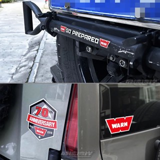 สติกเกอร์สะท้อนแสง ลายโลโก้ Winch Warn Land Patrol Tank 300 Wrangler สําหรับติดตกแต่งรถยนต์