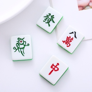 Mahjong Crocs Jibbitz Crocs Charm จี้รูปไพ่นกกระจอก DIY แฮนด์เมด สําหรับตกแต่งเคสโทรศัพท์