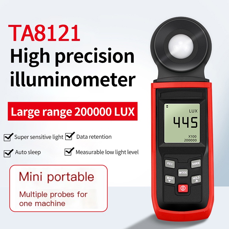 ta8121-ดิจิตอลลักซ์มิเตอร์-เครื่องวัดแสง-ความสว่างแสง-มิเตอร์วัดแสง