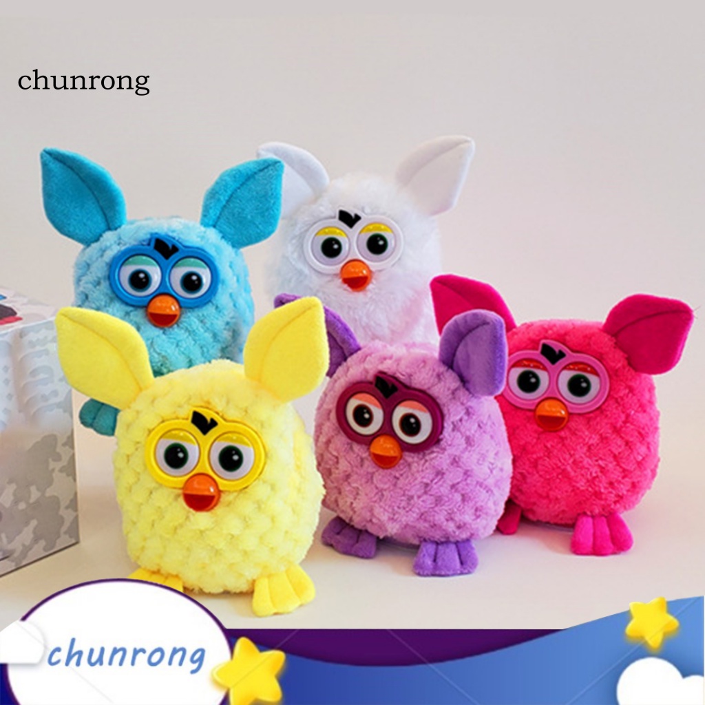 chunrong-ตุ๊กตานกฮูกไฟฟ้า-บันทึกเสียงพูดได้-ของเล่นสําหรับสัตว์เลี้ยง