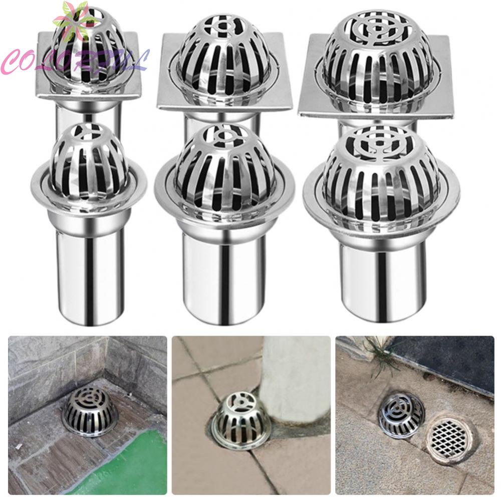 colorful-stainless-steel-balcony-drainage-roof-detachable-floor-drain-cover-rain-cap-part