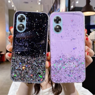 Ready Stock 2023 New Casing เคส OPPO Reno8 T 5G 4G Reno 8T 8 T 2023 Phone Case Star Sequins Glitter Transparent Soft Case Back Cover เคสโทรศัพท