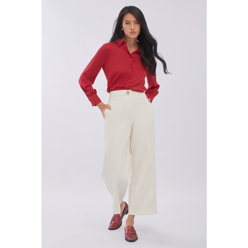 espada-กางเกงทรงขากว้าง-ผู้หญิง-สีเบจ-wide-leg-trousers-4589