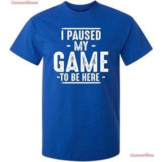 เสื้อยืดแขนสั้น Captain Tsubasa I Paused My Game To Be Here Graphic Novelty Sarcastic Funny T Shirt Short sleeve T-_04