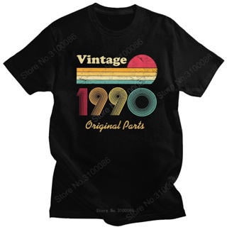 Cool Made In 1990 T Shirt For Men Crewneck Short Sleeve Vintage 30Th Birthday Gift 30 Year_03