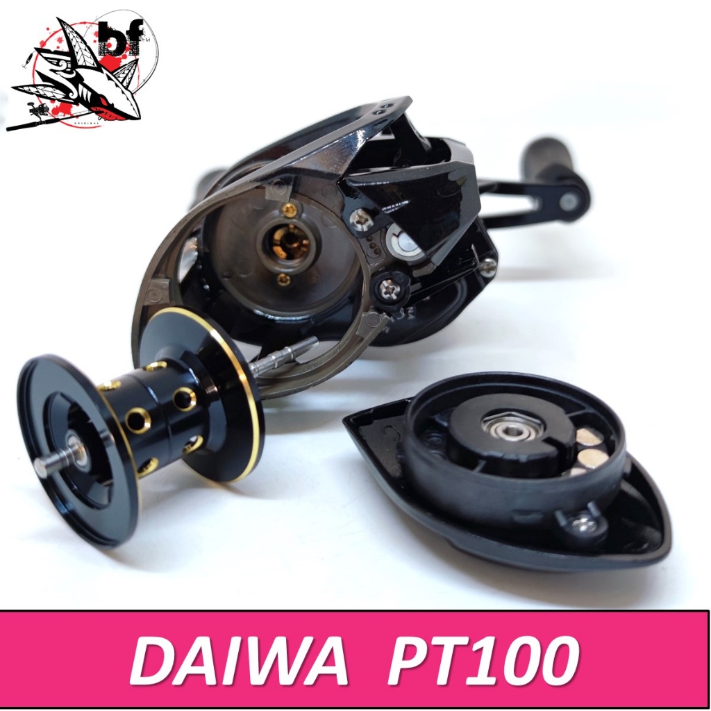 รอกหยดน้ำ-daiwa-pt100-อัตราทดเกียร์-7-3-กำลังเบรก-6-กิโลกรัม-น้ำหนักรอก-205-กรัม