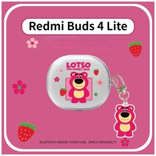 【พร้อมส่ง】เคสหูฟัง แบบนิ่ม แบบใส ลายการ์ตูนสุนัขซินนาม่อน สําหรับ Redmi Buds 4 Lite