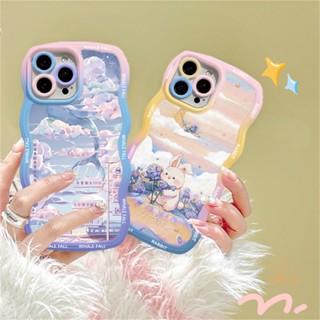 เคสโทรศัพท์มือถือ TPU ลายดอกไม้ กระต่าย ปลาวาฬ สําหรับ Samsung A04E A04S A13 A03 A03S A50 A50S A30S A23 A22 A21S A12 A02S A11 A51 A10 A30 A52 A52S M12 A71 A53 A32 DGX