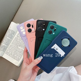 Ready Stock 2023 New Phone Case Honor X7a X9a 5G เคส Casing with Wallet Card Bag Simplicity High Quality Soft Case Back Cover เคสโทรศัพท