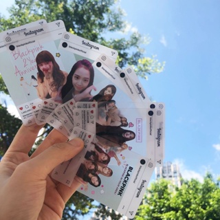 8pcs/set black pink INS Clear Cards Frosted Fans Supporting Postcards Idol Collectibles   Jisoo Jennie Rose Lisa Blink comeback BP YM