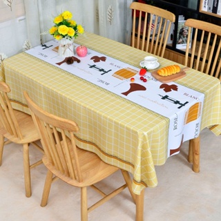 PVC ปูโต๊ะ 🔴 เหลี่ยม ผ้าปูโต๊ะกันน้ำ อย่างดี!!🍒 ขนาดต่างๆ สำหรับตกแต่งบ้าน