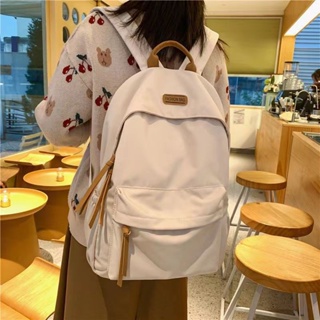 กระเป๋าเป้สะพายหลัง สไตล์โมริ เรียบง่าย กระเป๋านักเรียน จุของได้เยอะ สีพื้น แบบเรียบง่าย สไตล์ญี่ปุ่น และเกาหลีใต้ สําหรับนักเรียน สไตล์ญี่ปุ่น HUR486