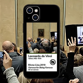 เคสโทรศัพท์มือถือ ลายการ์ตูน Mona Lisa สําหรับ iPhone 11 12 13 7 8 plus Se 2020 8 plus 13 pro Max X Xr Xs Max