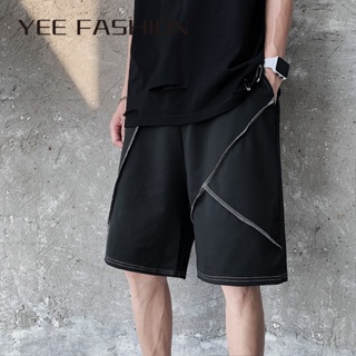 YEE Fashion Yee Fashion กางเกงขาสั้น แถบ เอวยืด ถูกที่สุด ใส่สบาย กระเป๋าซิปผ้ Stylish สวย Trendy ins C29B00U 37Z230910