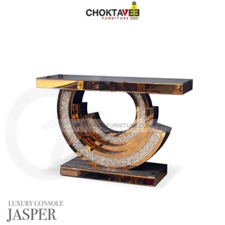 โต๊ะคอลโซล 120 cm. (MIRROR Series) รุ่น JASPER LUXURY CONSOLE