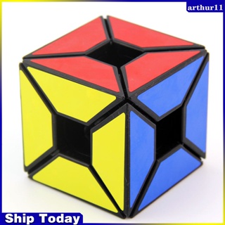 Arthur Lanlan Magic Cube 3x3 Hollow Abnormity Smooth Cube 60 มม. ของเล่นลูกบาศก์ ไม่สม่ําเสมอ