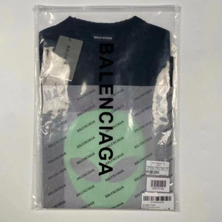 Balenciaga alien print frayed mens short sleeve t-shirt 59dZy_02