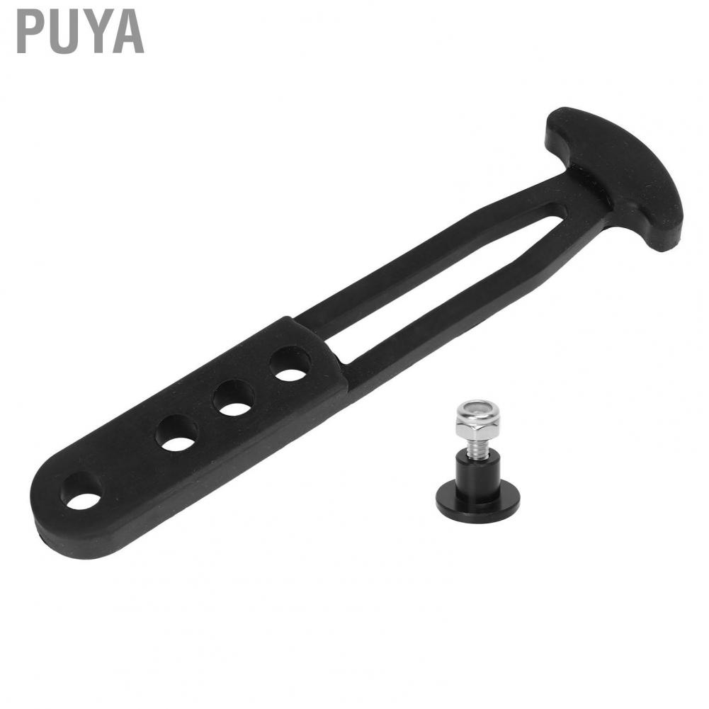 Puya Boat Ladder Strap Black Rubber Boat Telescoping Ladder Strap With 4 Adjustable Mounting