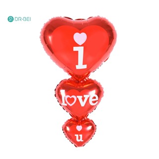 Dr BEI ลูกโป่ง รูปหัวใจ I Love You ขนาด 98 ซม. สําหรับตกแต่งปาร์ตี้ วันวาเลนไทน์ งานแต่งงาน