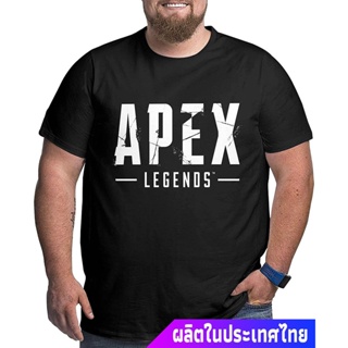 ผู้ชายและผู้หญิง Apex Legends Logo Plus Size T-Shirt Mens Fashion Oversize Cotton Tee Casual Bigsize Short Sleeve C_11