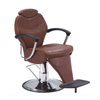 Barber chair เก้าอี้ร้านเสริมสวย บาร์เบอร์ สำหรับทำผมตัดผม โช๊คไฮดรอลิค เอนได้ ฐานสแตนเลสสแข็งแรงทนทาน