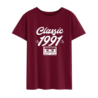 Classic 1991 2021 new womens short sleeve printed T-shirt NE200_03