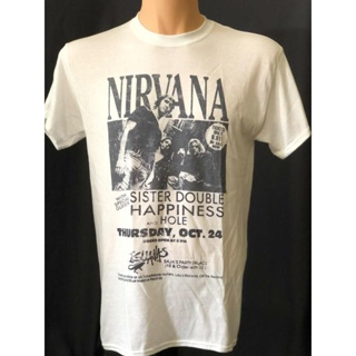 Nirvana T-Shirt Bleach Kurt Kobain Rock Band  T-Shirt Casual O Neck Printing Fashion New Round Neck Cheap Price Sho_03