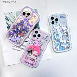 Realme Narzo 50 20 30A 50A 50i Prime GT Neo 3T 2 Pro 5G เคสเรียวมี สำหรับ Case Melody Kuromi เคส เคสโทรศัพท์ เคสมือถือ Big Wave Shockproof Cover