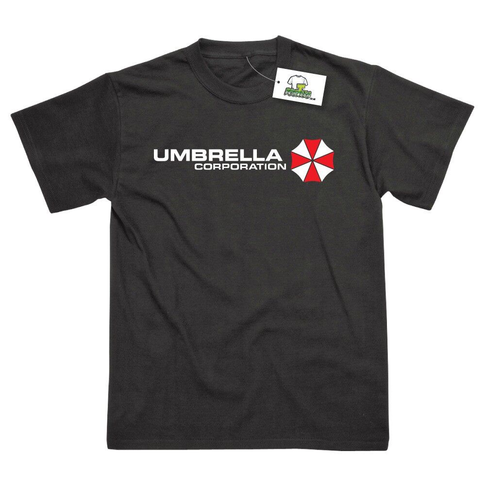2023-เตรียมจัดส่ง-เสื้อยืดแขนสั้น-คอกลมพิมพ์ลาย-umbrella-corporation