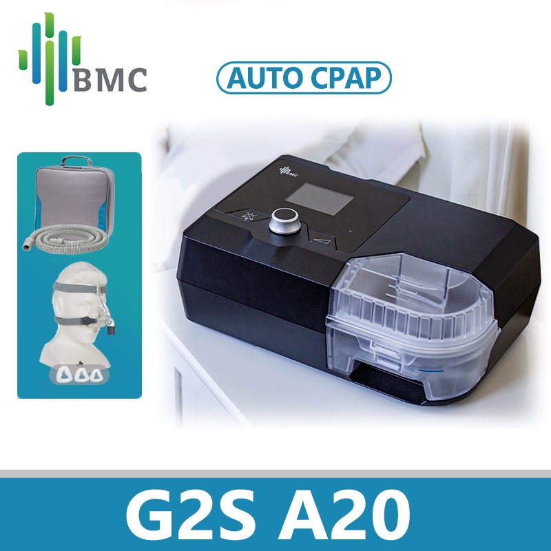 BMC G2S Auto CPAP APAP With N4 mask Mini Portable Respirator Ventilator ...