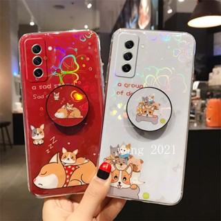 Ready Stock 2023 New Casing Samsung Galaxy S23 S23+ Ultra S23 Plus A14 5G เคส Phone Case Cartoon Animals Cute Bracket Soft Case Back Cover เคสโทรศัพท