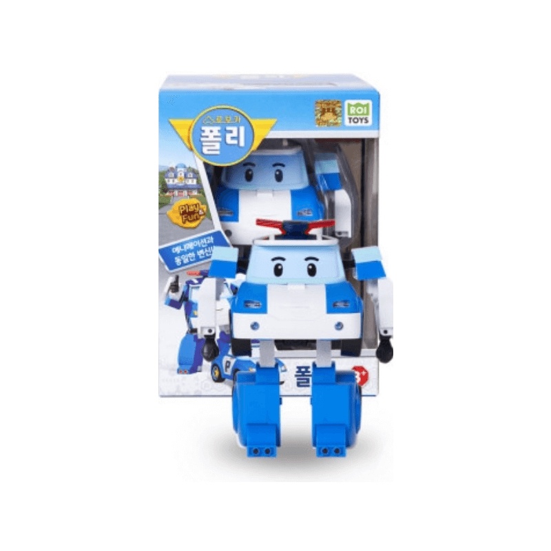ROBOCAR POLI Transformation Robot Toy 4 Inch Brooms Town Rescue Team