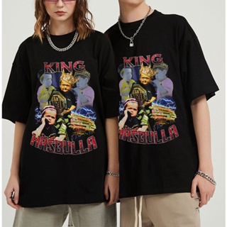 【Available】100% Pure Cotton Mens T-Shirts Summer Couple models Hasbulla Goat Gangster Funny Fighter 2021 Mens d T_01