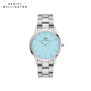 (ทักแชทรับโค้ด) Daniel Wellington นาฬิกาข้อมือ ICONIC LINK CAPRI 36 มม สีเงิน