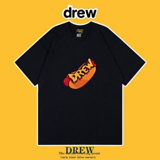 Drew House INS Fashion Unisex Cotton Oversized T-Shirt Loose Versatile Outdoor Sports Leisure T-Shirt_01
