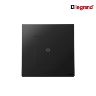 Legrand สวิตซ์ทางเดียว(แบบสัมผัส)1ช่อง สีดำ Touch Switches 1G,1W Switch With Neutral |Mallia Senses|Matt Black| 281200MB