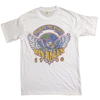 เสื้อวงวินเทจ vanhalen 90’ ผ้าบ้างมุ้ง 50/50