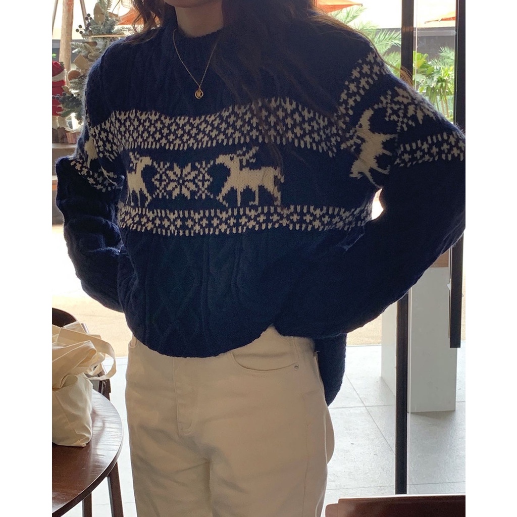 cpjgirlxx-winter-market-theme-sweater-รวมเสื้อไหมพรมกันหนาว-คริสมาสต์-เกาหลี