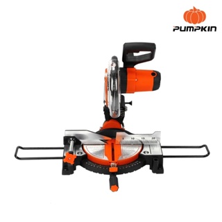 PUMPKIN เลื่อยองศา 10" J-M1090 (50115) สเกลที่ฐานเครื่องเป็นอลูมิเนียมนูน ปรับฐานได้สะดวก แม่นยำ ดีเยี่ยม