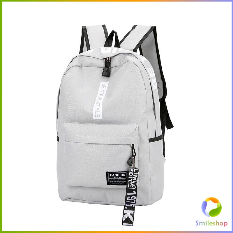 smileshop-กระเป๋าเป้สายเกาหลี-กระเป๋าเป้เดินทาง-กระเป๋าเป้ลำลอง-backpack