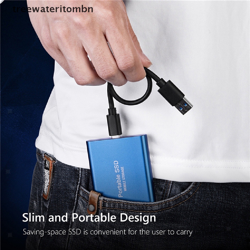 ภาพสินค้า(Tt) ฮาร์ดดิสก์มือถือ SSD 4TB 2TB 1TBGB Type C USB3.1 แบบพกพา จากร้าน treewateritombn.th บน Shopee ภาพที่ 3
