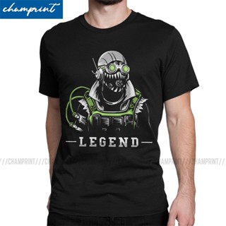 Octane Apex T-Shirts for Men Apex Legends Pathfinder Bangalore 80s Game Humorous Tee Shirt Short Sleeve T Shirt Gif_11