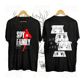 🌟​พร้อมส่ง​🌟 Anime Spy x Family Shirt Anya Forger Anime Short Sleeve Cartoon Sports Cotton Trendy Tops Tees_03