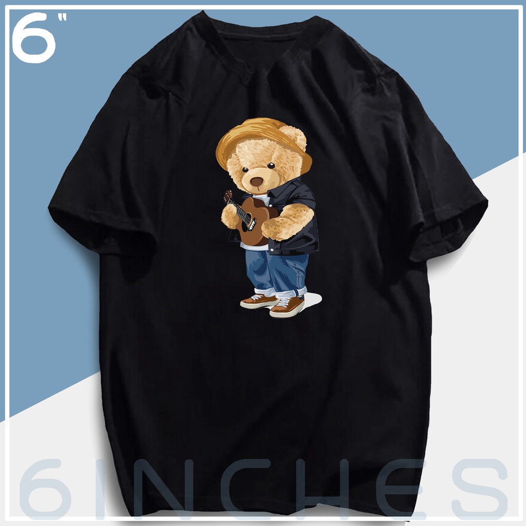 teddy-bear-ukulele-tshirt-cotton-unisex-asia-size-hd-high-quality-02