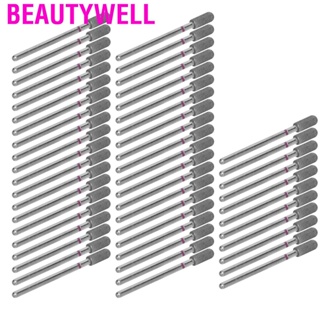 Beautywell 50pcs Carborundum Nail Drill Bits Remove Dead Skin Universal Polishing Grinding Heads P5
