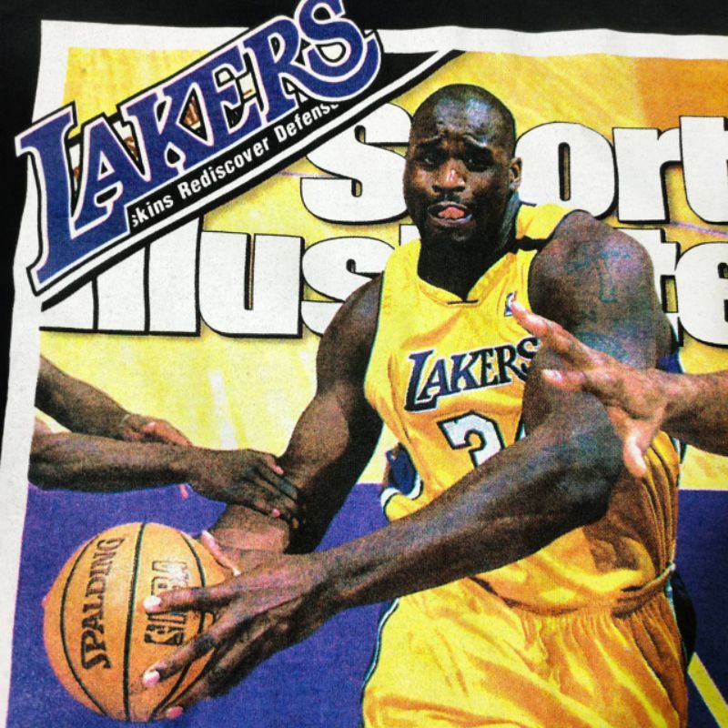 เสื้อยืด-shaquille-oneal-la-laker-basketball